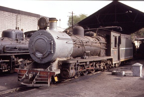 ND class 4-6-4 at Gwalior 1983