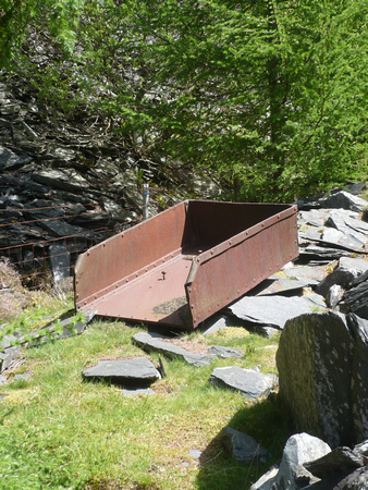 The body of a 'rubbish wagon' at Ratgoed quarry