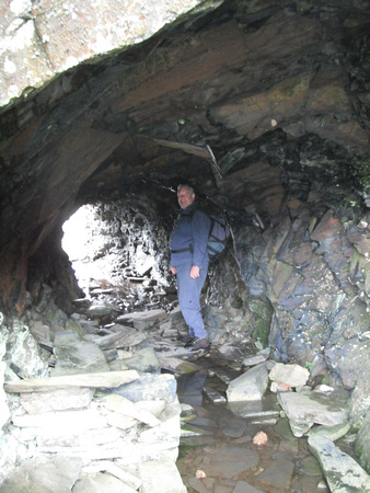 A tunnel through to the Cwt y Bugail mine