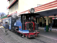 Morning 'Joy Train' awaits departure from Darjeeling