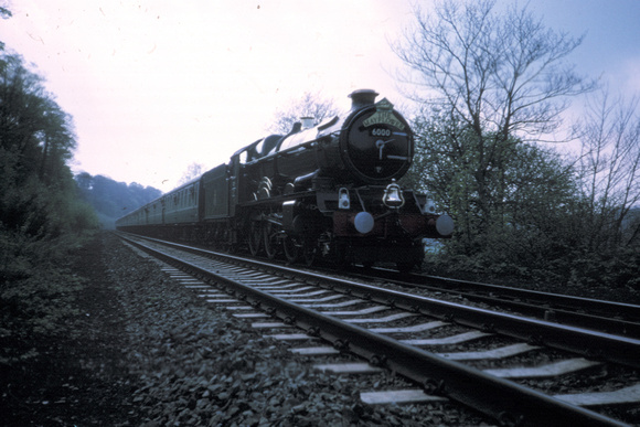 6000 'King George V' near Gresford 1975