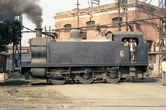 Indian Iron and Steel Kulti works #6H - Hawthorn Lesley 0-6-0 tank, works number 3662 of 1927