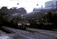 42613 - one of the last 2-6-4 tanks working at Birkenhead with 9F 92223 in the background