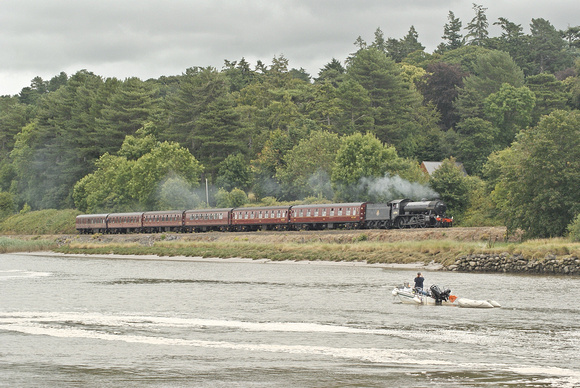 'K4' 61994  'The Great Marquess' near Tal y Cafn on the 'Welsh Mountaineer', 29.07.14