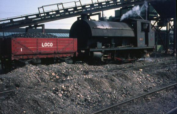 No 44, a RSH 0-6-0st works number 7760 of 1953 at Ashington?
