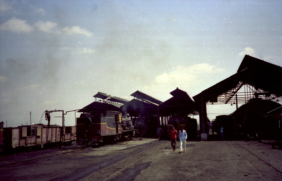 Locomotive depot at Nadiad mid-point and mainline junction on the lines to Kapadvanj and Bhadran