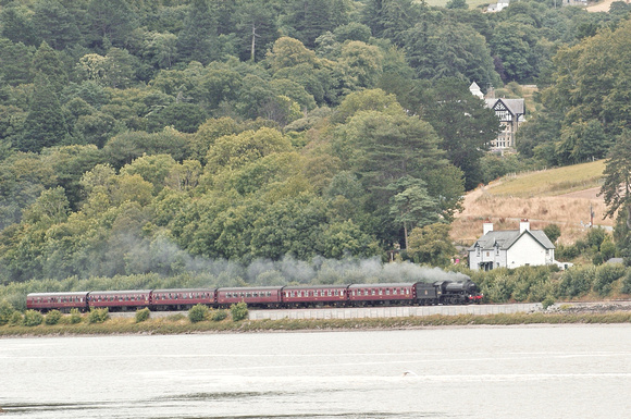 'K4' 61994  'The Great Marquess' near Tal y Cafn on the 'Welsh Mountaineer', 29.07.14