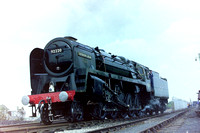 British Railways '9F' 2-10-0 92220 'Evening Star', the last steam locomotive built for Britsh Railways