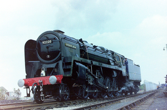 British Railways '9F' 2-10-0 92220 'Evening Star', the last steam locomotive built for Britsh Railways