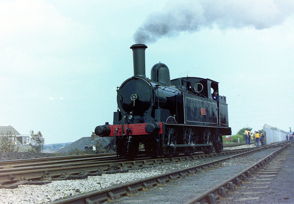Ex London and North Western Railway 0-6-2 'Coal tank'.