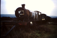 Ex GWR 3862, a 2-8-0 awaits its fate