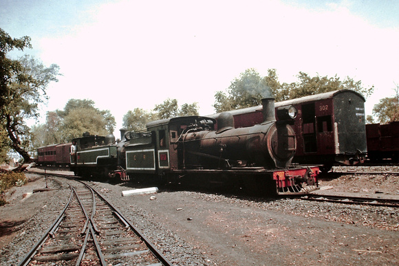 D/1 and ZA/4 locos at Dhaulpur