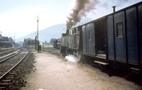 Mallet hauled train departing from Regua
