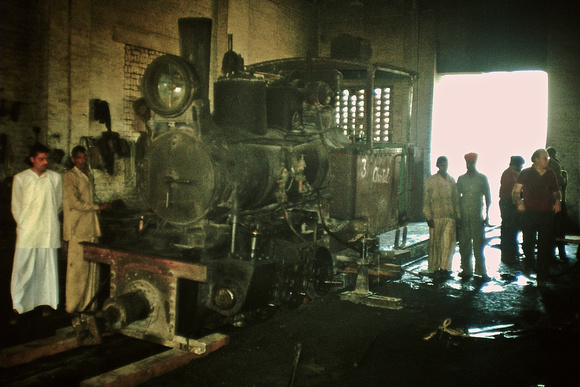 'Cheetal' in the shed at Upper India Sugar Co.1980