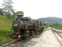 Preserved 83 Class at Mokra Gora. July 2013