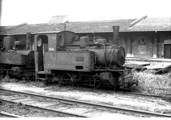 Unidentified narrow gauge loco near Warsaw Museum