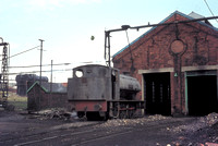 'Amazon' - Vulcan Foundry built 'Austerity' works 5297 of 1945 at Harrington loco shed , Lowca