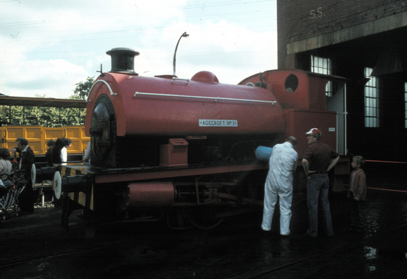 'Agecroft No 1' Robert Stephenson and Hawthorn built in 1948, works number 7416