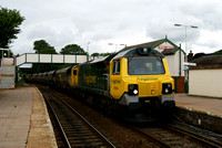 70004 at Helsby 28th July 2011