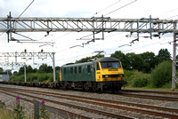 90046 on intermodal at Acton Bridge.26/07/11
