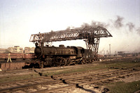 CWD 2-8-2 under the coal gantry at Chitpur Calcutta