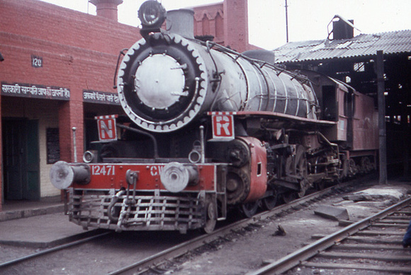CWD 2-8-2 12471 at Agra
