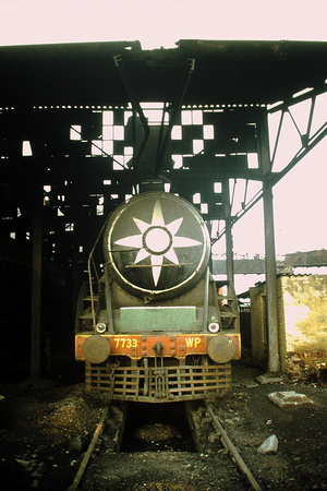 WP 7733 at Agra depot.1980