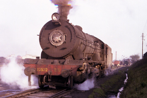 XE 2-8-2 at Asansol.1980