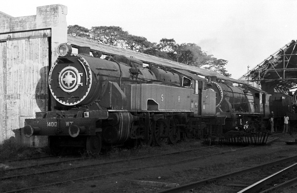 Disused locos at Bangalore Cant.1979