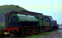 'Whiston' and NCB 0-4-0 diesel at Bold Colliery