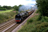 70013 'Oliver Cromwell' at Guilden Sutton Chester Summer 2011