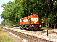 WDM2 a 2600hp Co-Co, recently ex-works at Senaulim, Goa.