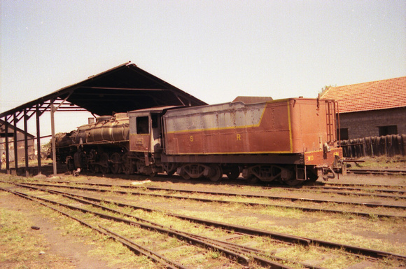 A MAWD 2-8-0 #1534 at Yestvanpur metre gauge depot.