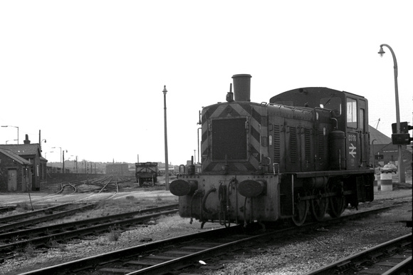 British Railways 03 diesel at Birkenhead Docks