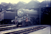 Class 5 44777 at Patricroft shed after closure 1967