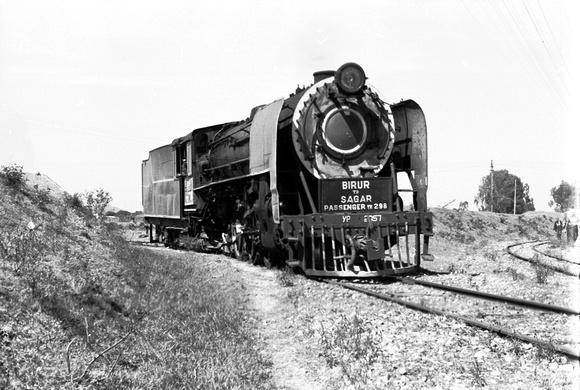 A YP pacific at Birur on the once extensive Southern Railway metre gauge lines
