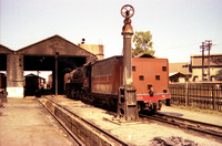 YG 2-8-2 at Yestvanpur depot 1980
