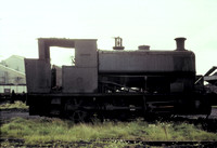 Andrew Barclay 0-6-0 saddle tank out of use at Ladysmith