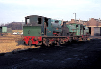 Derelict locos at Stewarts and Lloyds Gretton Brook shed