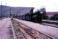 Caplinja Station with 83 class on a passenger working.1973.